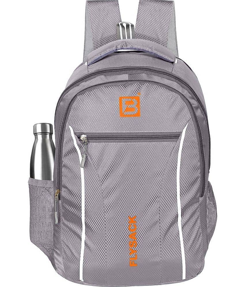 FLYSACK Silver PU Backpack ( 40 Ltrs )
