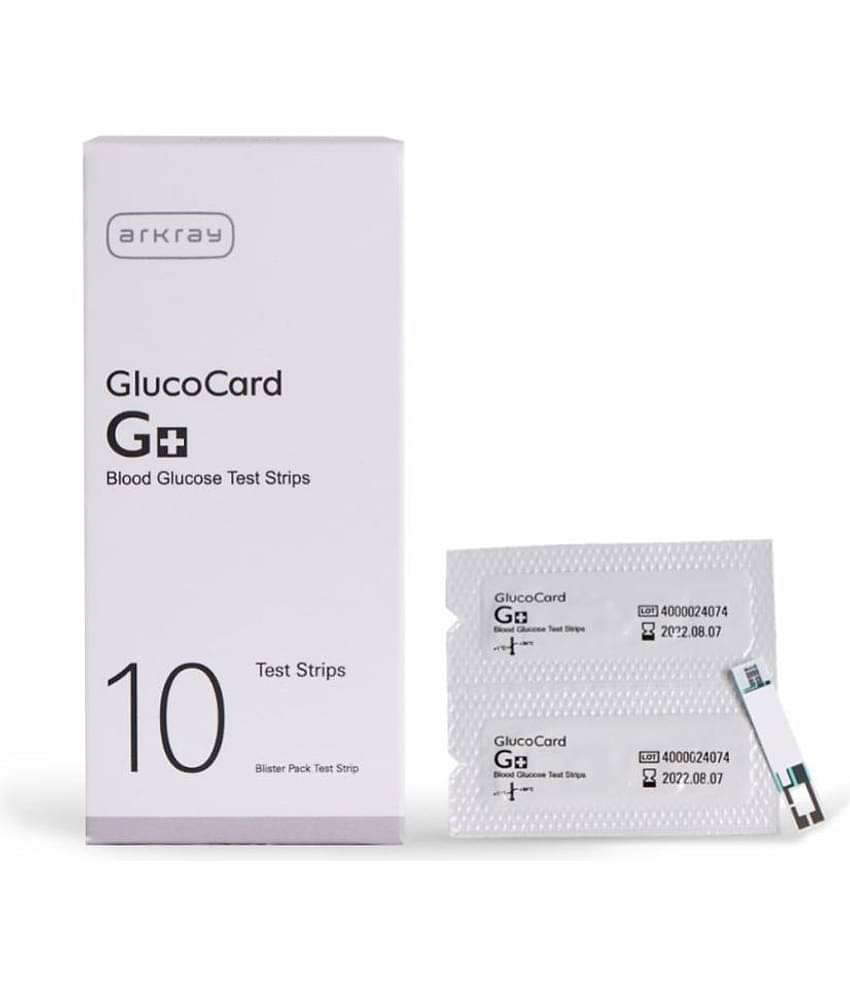 Arkray Glucocard G+ 10 Bottlepack Blood Glucose Test Strips For Glucocard G+ Glucometer