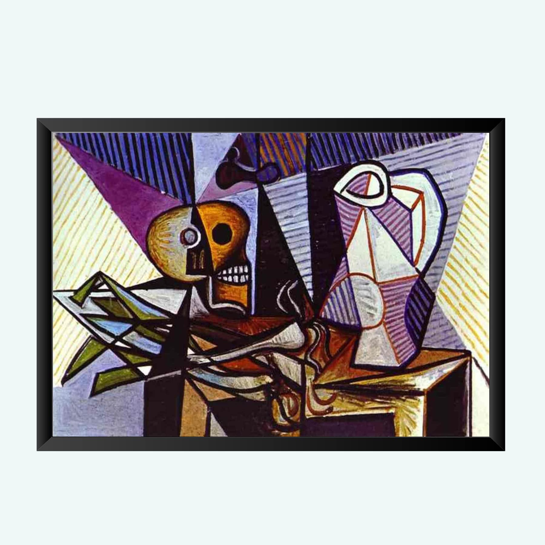 NOKKES Digital art painting with Photo Frame Home Bedroom Living room office Photo Frame Size 8X12 In_24
