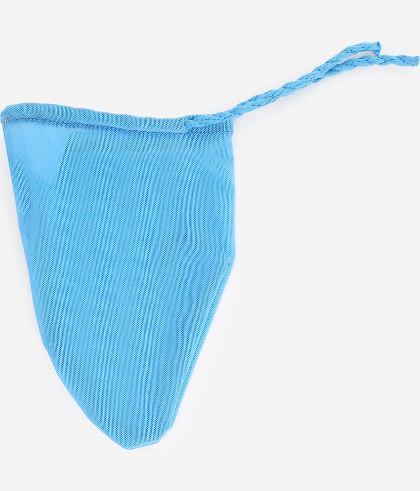 La Intimo Pack of 1 Nylon Bikini For Men's ( Blue )