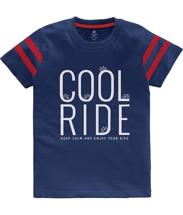 CODEZ Pack of 3 Boys Cotton Blend T-Shirt ( Navy )