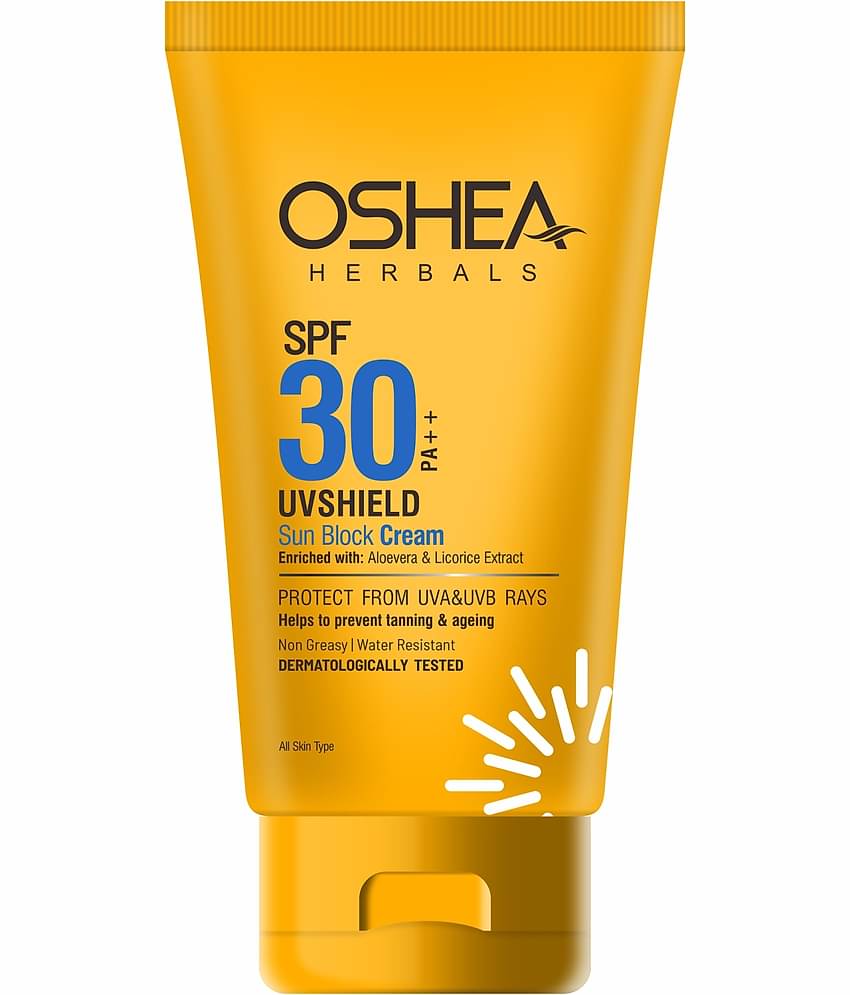 Oshea Herbals SPF 30 PA ++ UV SHIELD SUN BLOCK CREAM120Grams