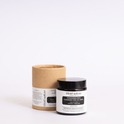 Ayurvedic Powdered Face Cleanser for Dry & Sensitive Skin - Natural & Chemical-Free