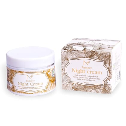N+ Pamper Night Cream Enriched With Essential oils N+ Pamper Night Cream Enriched With Essential oils