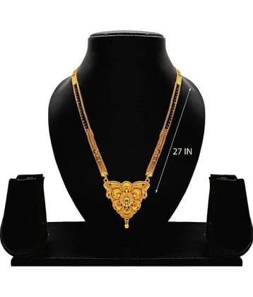 SHANKH-KRIVA Gold Plated Letest & Designer Mangalsutra For Women-100189