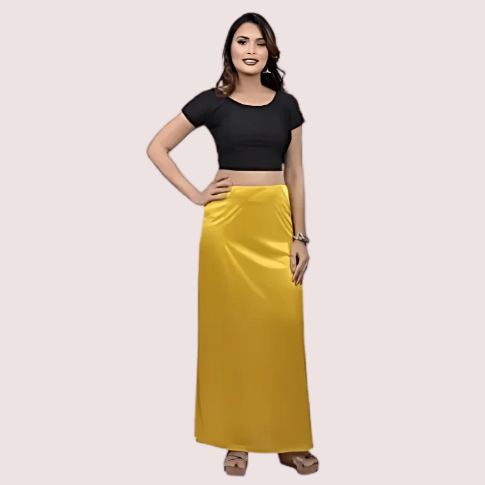 Silk Saree's Slip Underskirt Indian Coating for Sari - Sarees | Buy online on ZillyBuy