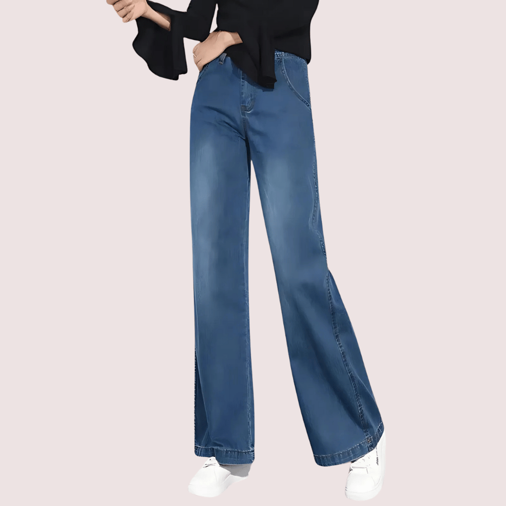 Women's Classic High Waist Wide Leg Jeans - Jeans | Buy online on ZillyBuy