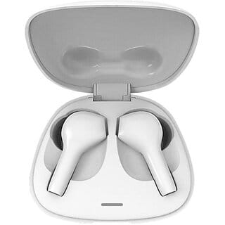 Lenovo HT06 Bluetooth Headset (White, True Wireless).