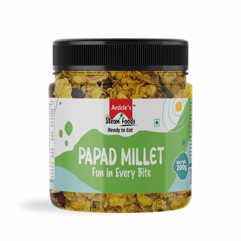 Article’s Millet Papad – Crunchy Healthy Travel Snack