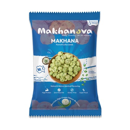 American Style Cream & Onion Makhana 10 G Pack Of 20 American Style Cream & Onion Makhana 10 G Pack Of 20