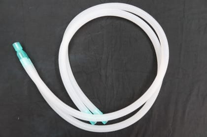 Breathing System Plain/Ventilator Circuit  Adult | Non-Sterile Medical Grade Circuit for ICU & Anaesthesia Machine | Single Use | Standard Connectors