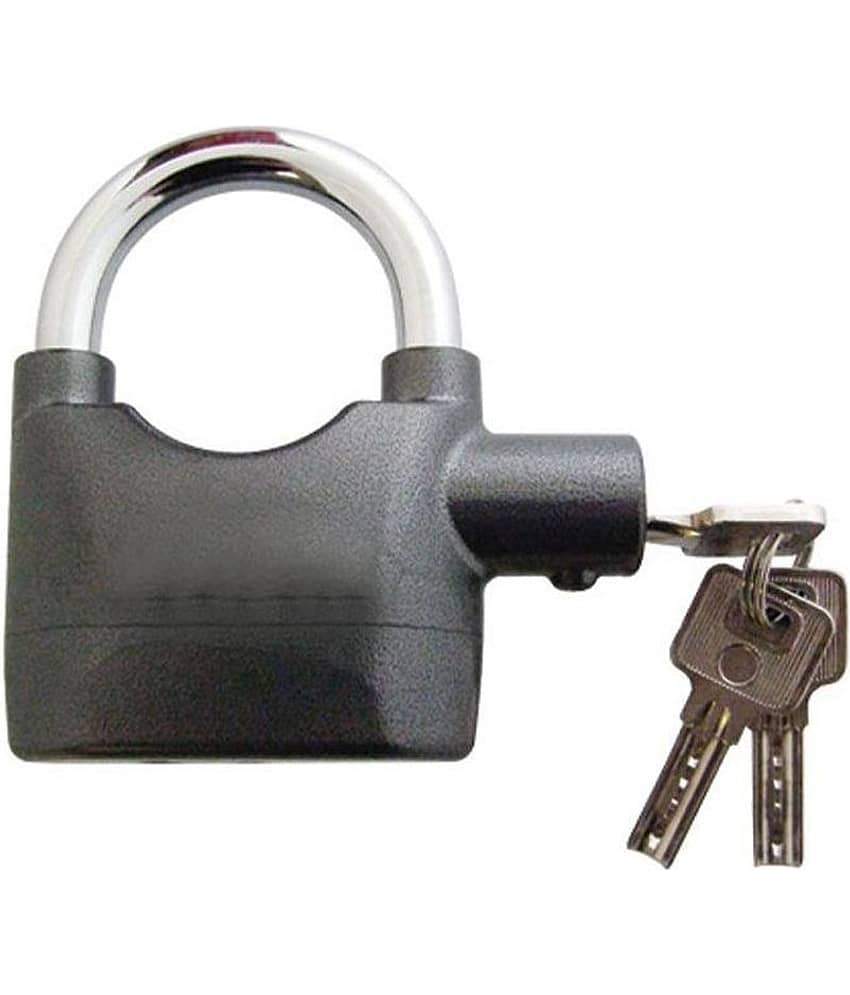 Aecone Black Zinc Alarm Padlock