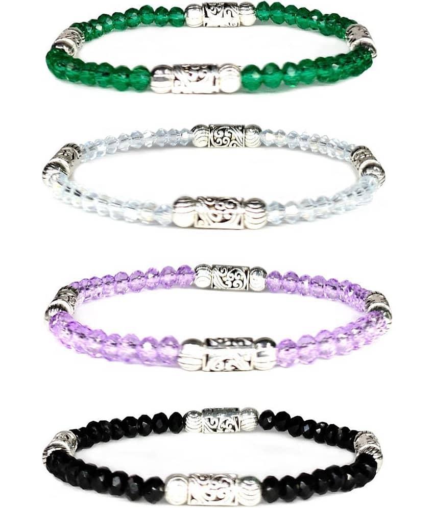 DAIVYA WELLNESS - Multicolor Bracelet ( Pack of 4 )