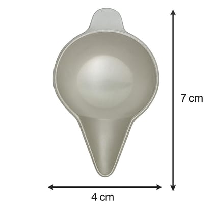 KARTHI7OCT STORE Paladai (Pack of 4) � Aluminium Feeding Spoon Cup 40 mm Width x 70 mm Length � Sanku Shaped Medicine/Syrup Feeder � Mini Shankha Bowl � Bondla � Jhinuk � Conch Design Paladai KARTHI7OCT STORE Paladai (Pack of 4) � Aluminium Feeding Spoon Cup 40 mm Width x 70 mm Length � Sanku Shaped Medicine/Syrup Feeder � Mini Shankha Bowl � Bondla � Jhinuk � Conch Design Paladai