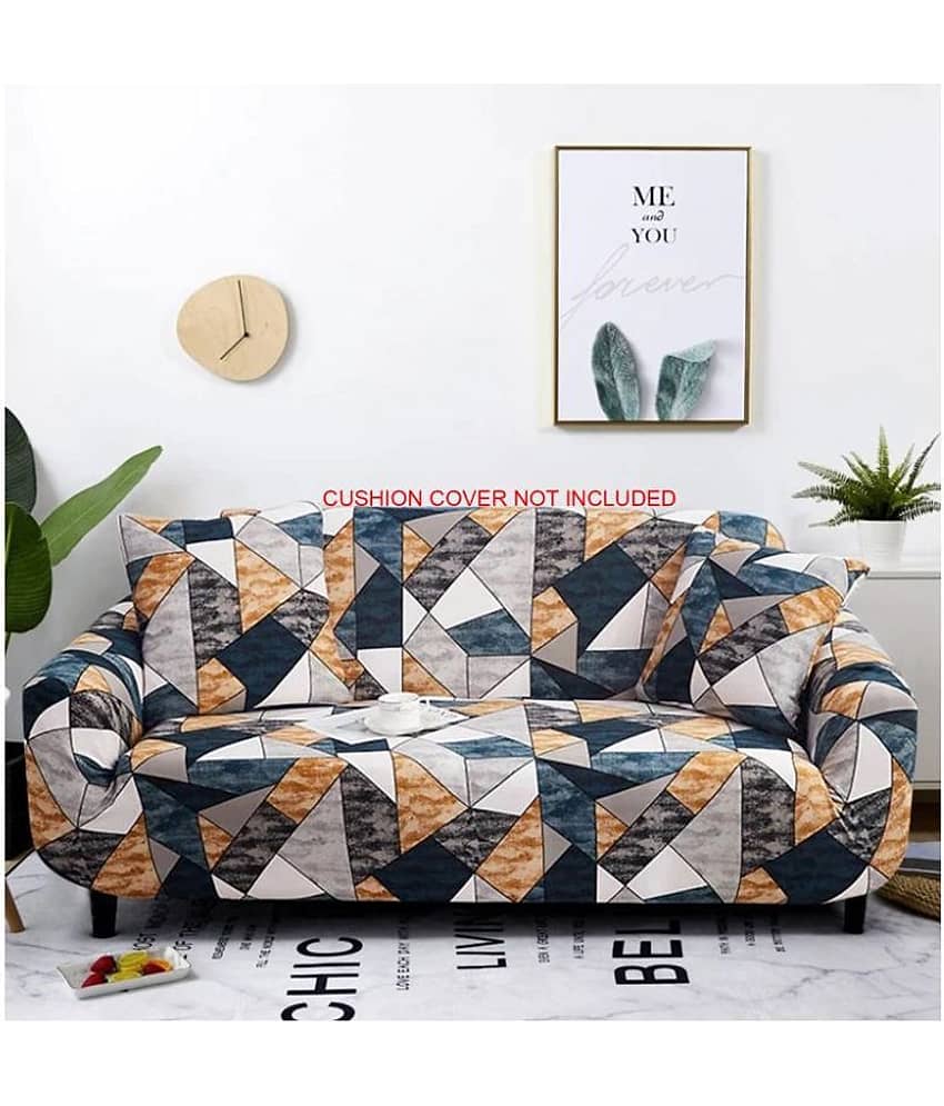 House Of Quirk 3 Seater Polyester Single Sofa Cover Set