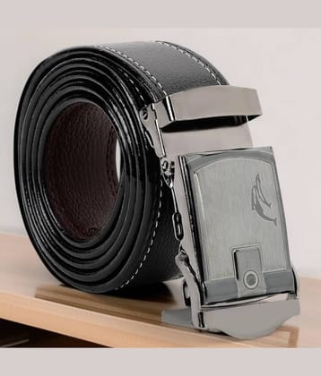 SUNSHOPPING - Black Synthetic Men's Formal Belt ( Pack of 1 )