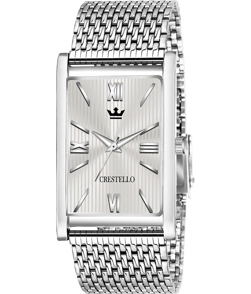 Crestello - Silver Metal Analog Men's Watch