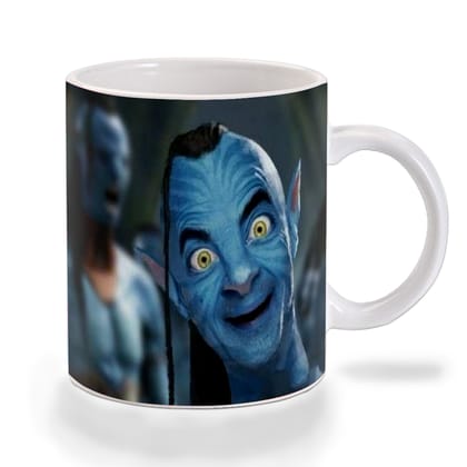 Multicolor Mr Bean Avatar Ceramic Mug