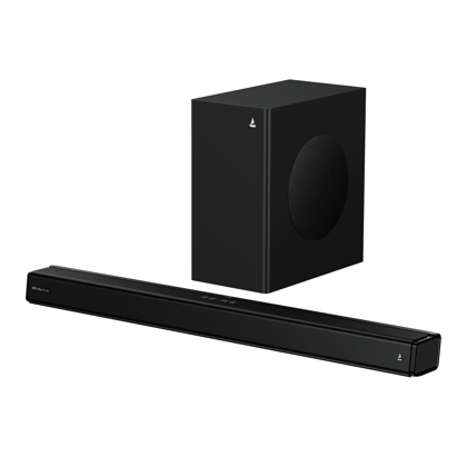 boAt Aavante 2.1 3050D | 2.1 Channel Soundbar with Dolby Audio, Wireless Subwoofer & 300W RMS Sound boAt Aavante 2.1 3050D | 2.1 Channel Soundbar with Dolby Audio, Wireless Subwoofer & 300W RMS Sound - Premium Black