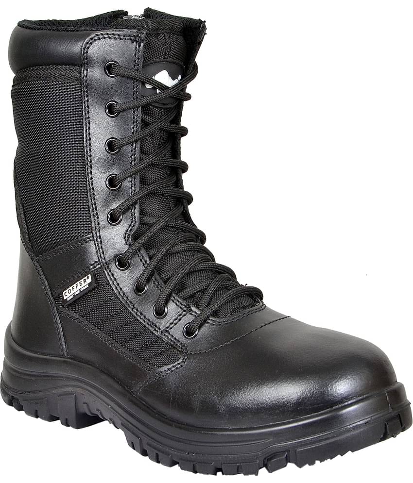 Coffer Safety Black Men's Hiking & Trekking Boots