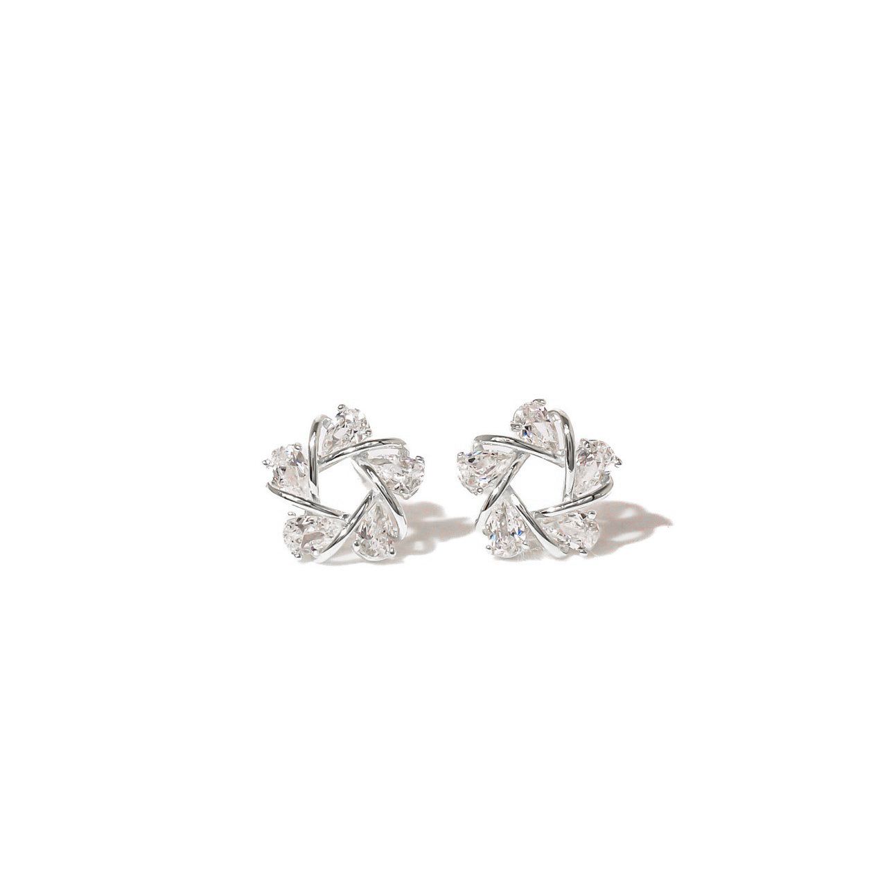 Alto Studs | 925 Silver Earrings for Women-Silver