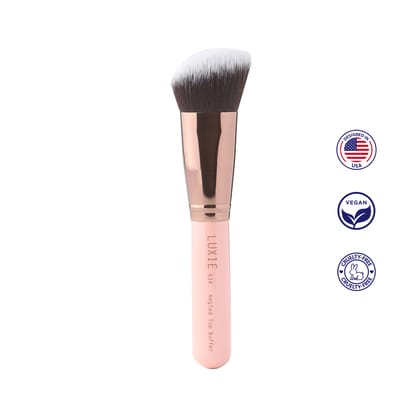 Luxie 534 Angled Top Buffer Brush - Rose Gold