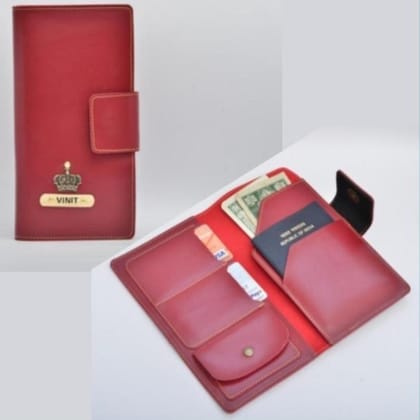 RC 17 Travel Wallet With Customized Name And Charm Option.