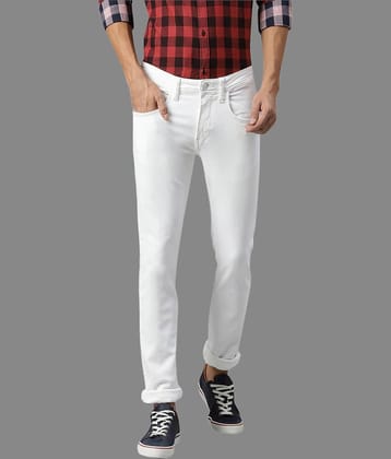 x20 - White Denim Skinny Fit Men's Jeans ( Pack of 1 )