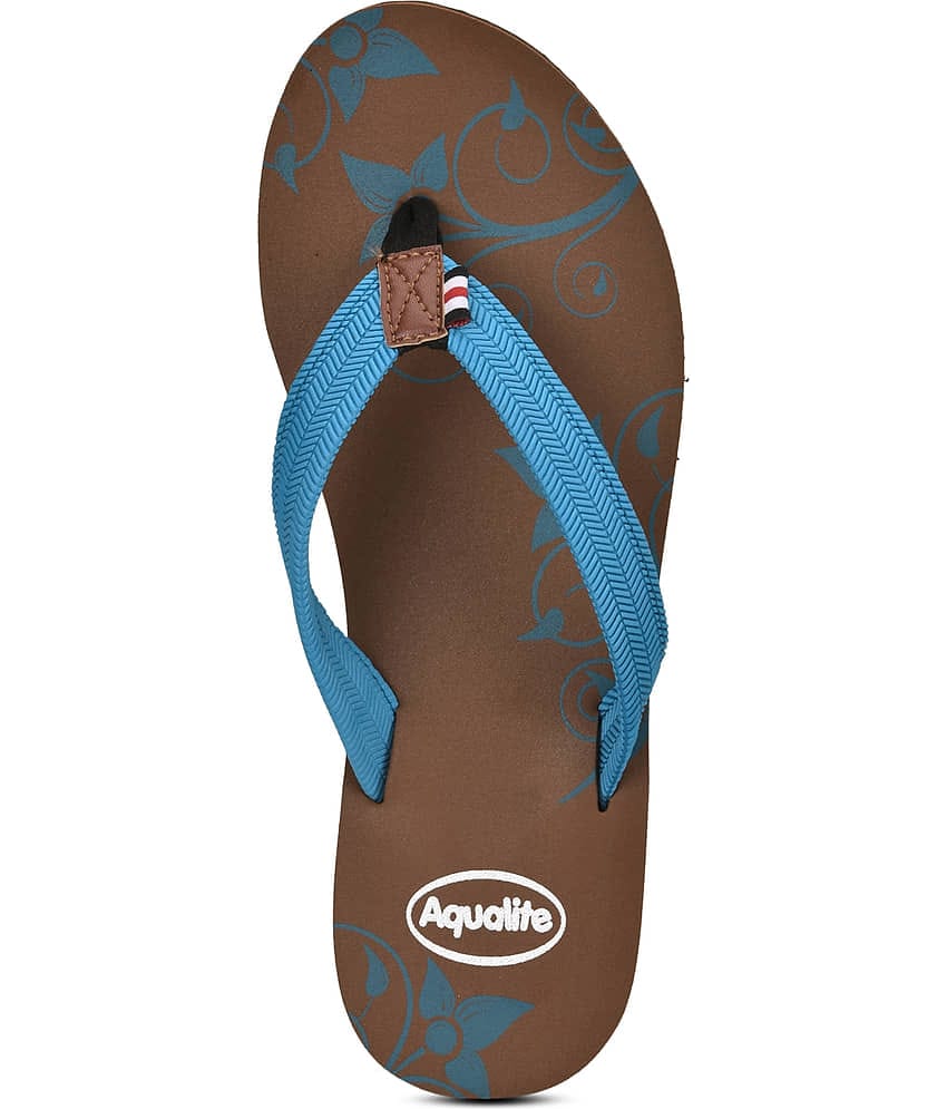 Aqualite - Tan Women's Thong Flip Flop