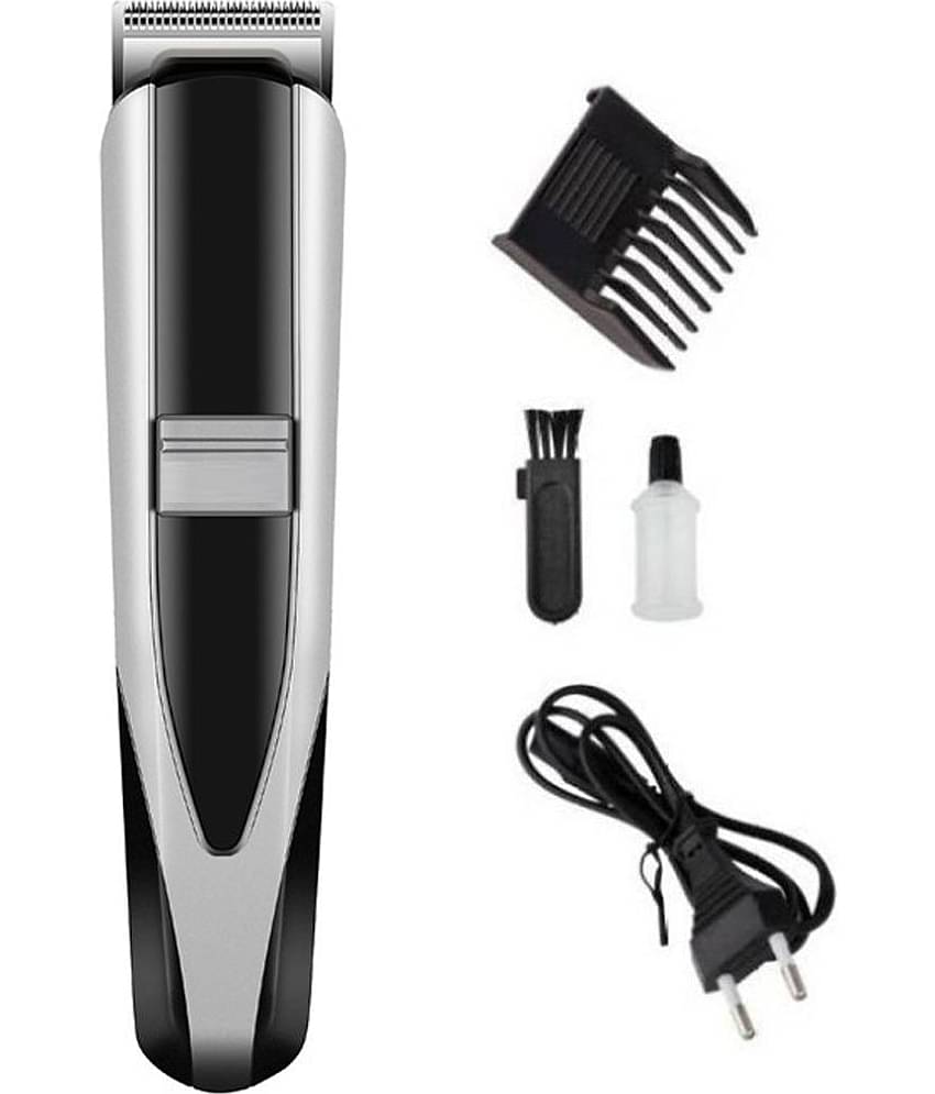 Rechargeable Beard & Hair Trimmer AT-1105 with 45 Minutes Runtime (Silver)
