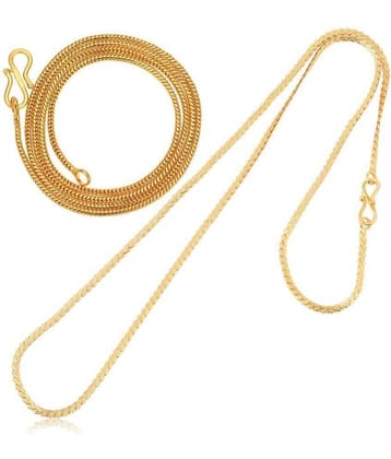 AanyaCentric Combo of 2 Gold Plated 28inches Long Fashion Chain