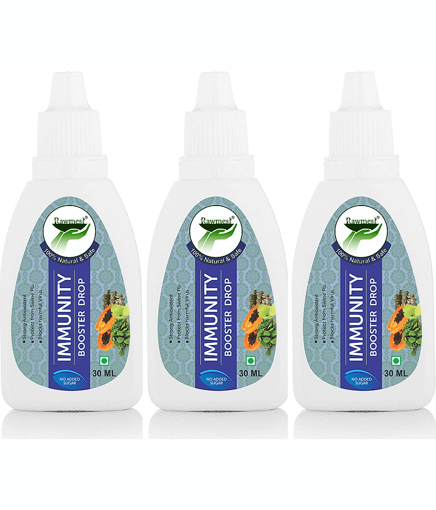 rawmest 100%Pure Immunity Drop 90 ml Vitamins Syrup Pack of 3