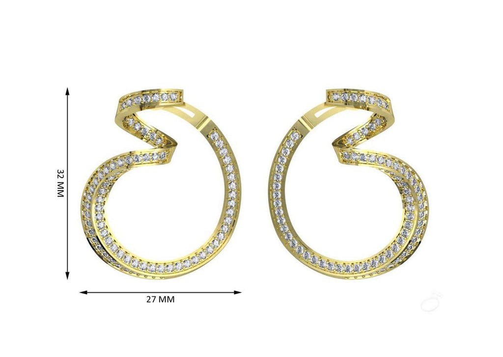 Luminous Dainty Hoop Earrings