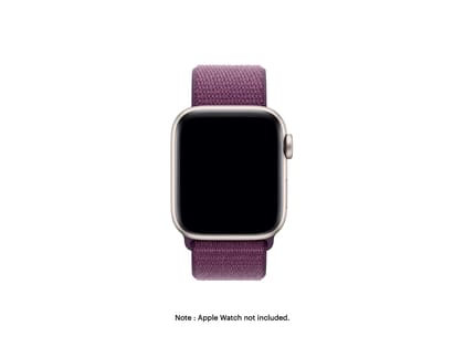 DailyObjects Nylon Loop Apple WatchBand (38/40/41mm) - Plum