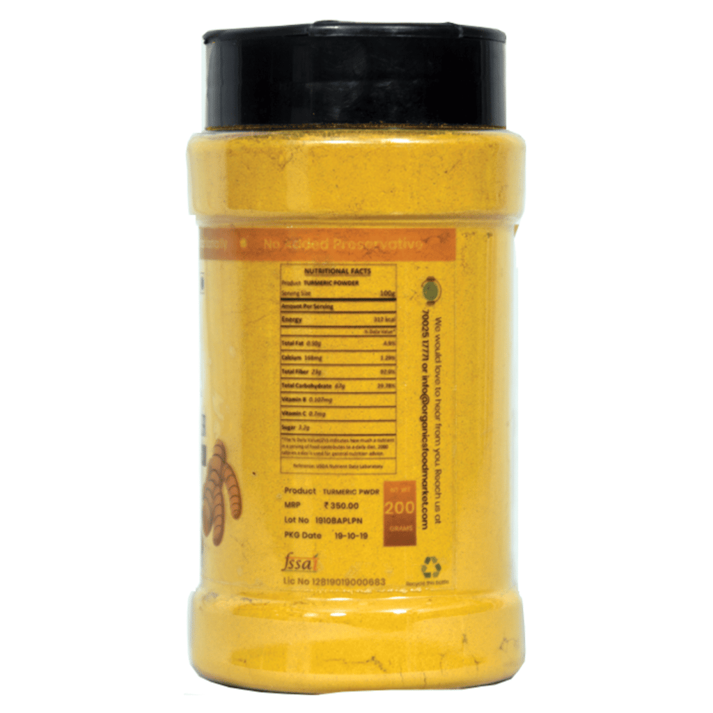 Waigaon Turmeric Powder (200Gm Pack) | 100% Pure
