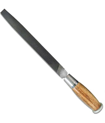 Amb File Wooden Handle Flat 10 Inch