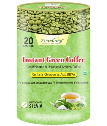 Zindagi Instant Green Coffee Powder 20 Gm