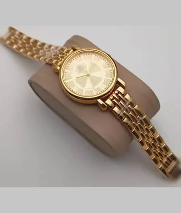 EEWHI Gold Metal Analog Womens Watch