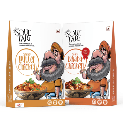 Spicy Dhaba Chicken + Smoky Butter Chicken-300gm + 300gm