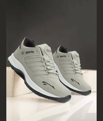 Clymb Cosco Beige Men's Sports Running Shoes