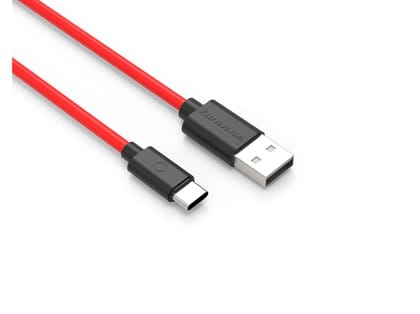 Twance T24R TPE - Type C to USB Charging & data transfer Cable, 2 M, Red - 500 Pieces