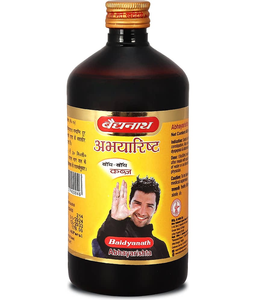 Baidyanath Abhayarisht 450ml Useful in Piles, Constipation, Indigestion and Abdominal problems