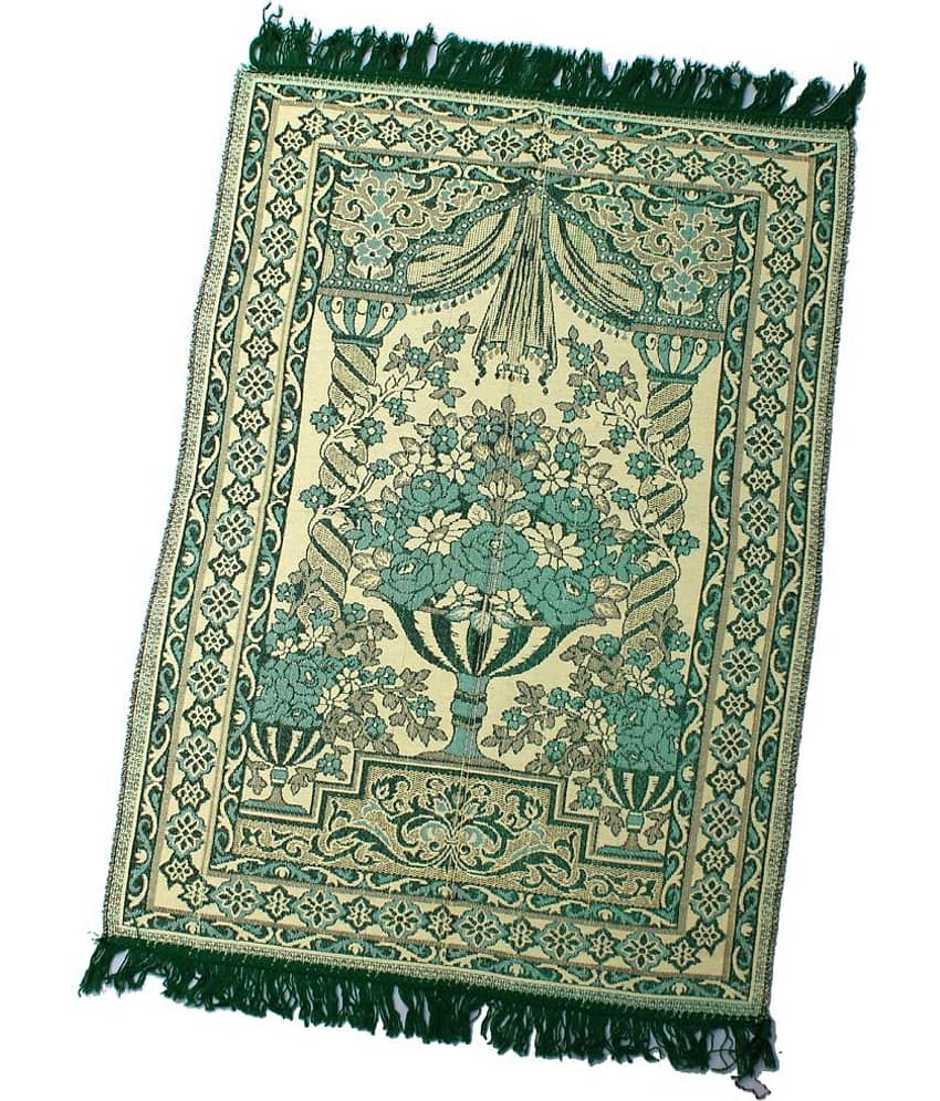 ADIRNY Yellow Single Cotton Prayer Mat ( 110 X 70 cm )