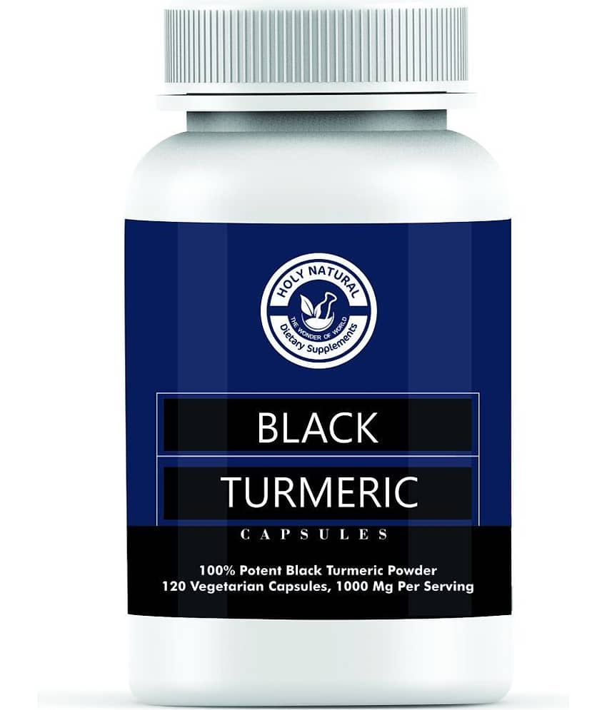 Holy Natural Black Turmeric Capsule - 120 100 gm Vitamins Capsule