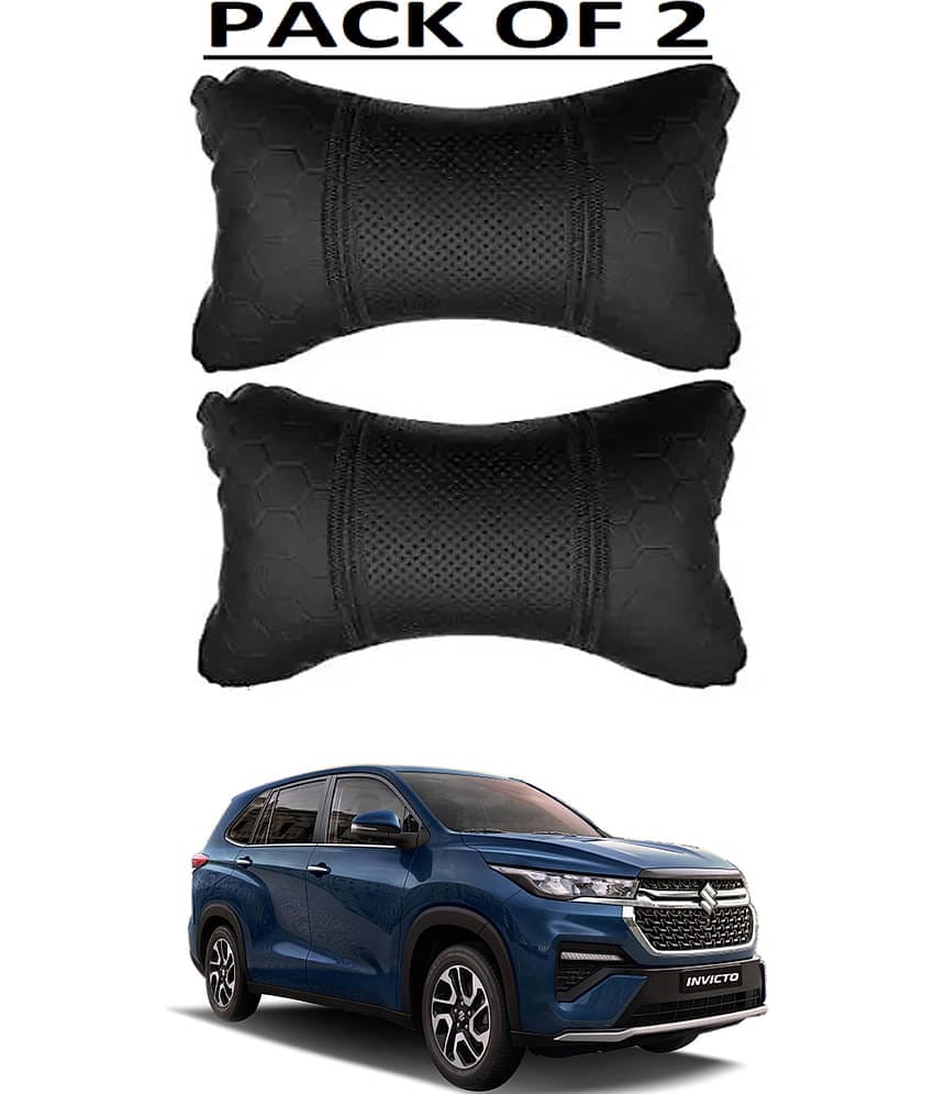 JVG Neck Cushions Set of 2 Black