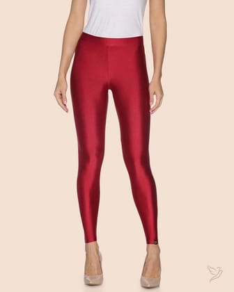 Shimmer Legging - Red Velvet-S / Red Velvet