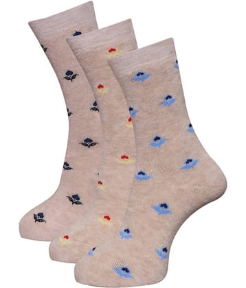 Dollar - Multicolor Woollen Women's Mid Length Socks ( Pack of 3 )