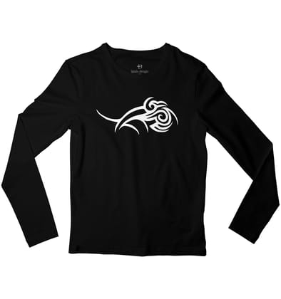 Kirituhi Toru Full Sleeve T-shirt-38 - S / Black
