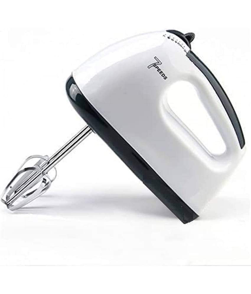 GVL - White Hand Mixer Blender 100 Hand Blender Electric Whisker