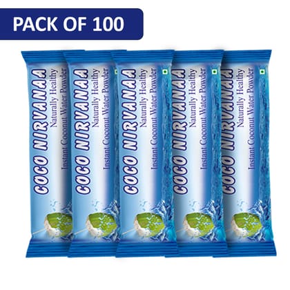 Coco Nirvanaa - Coconut Water Powder Sachets - Pack of 100